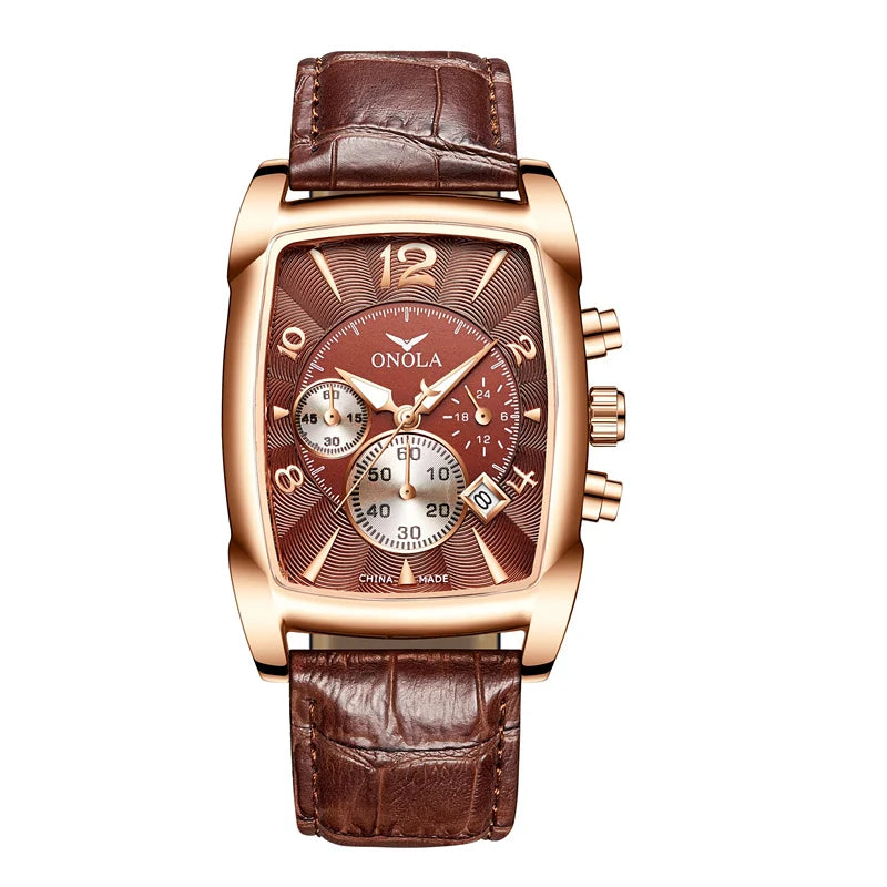 Classic St. Andrews Leather Strap Watch, 45mm
