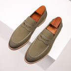 Salvatore Smooth Suede Loafer
