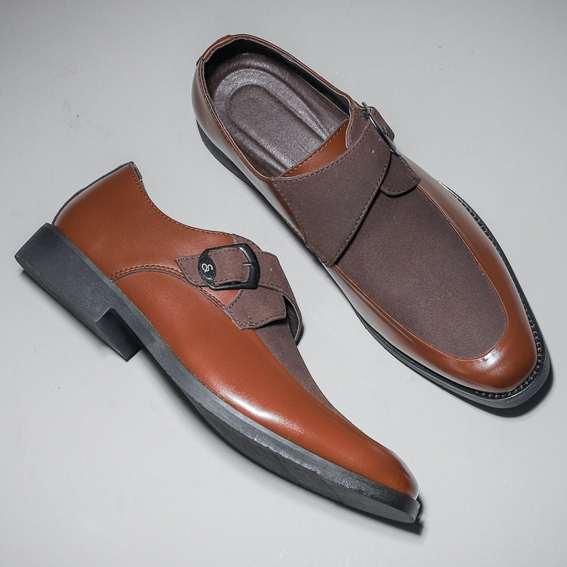 Santorini Suede Monk Strap Loafer