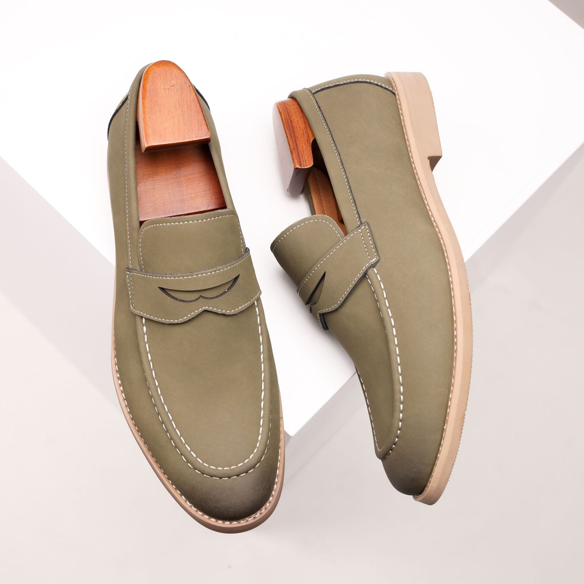 Salvatore Smooth Suede Loafer