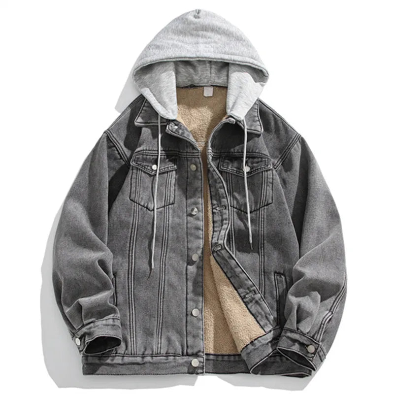 The Central Hooded Denim Jacket