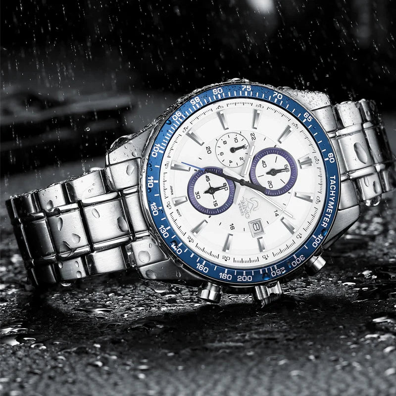 Hudson Bracelet Chronograph Watch, 44mm