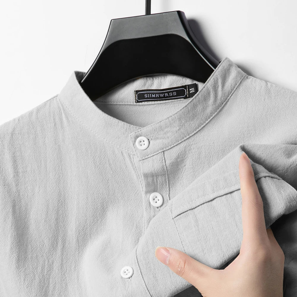 Calvin Coastal Cotton-Linen Shirt