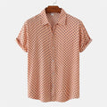 Julian Dot Print Button-Up Shirt