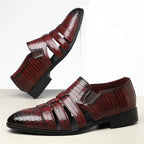 Anthony Cut Out Crocodile Loafer