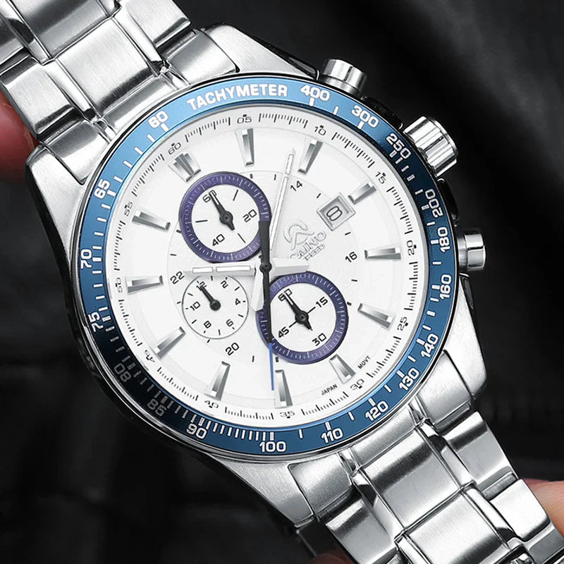 Hudson Bracelet Chronograph Watch, 44mm