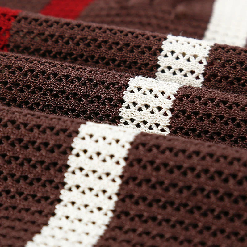 Nolan Open Knit Polo