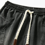 Salvano Diamond Denim Shorts