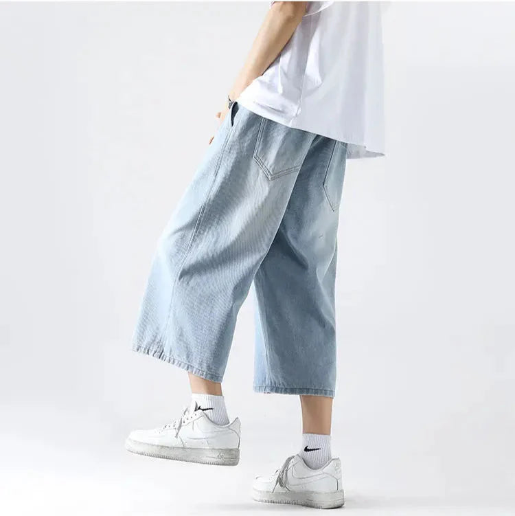 Santa Monica Baggy Jean Shorts