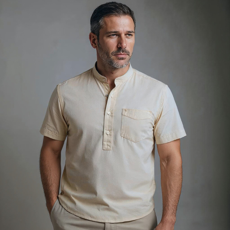 Calvin Coastal Cotton-Linen Shirt